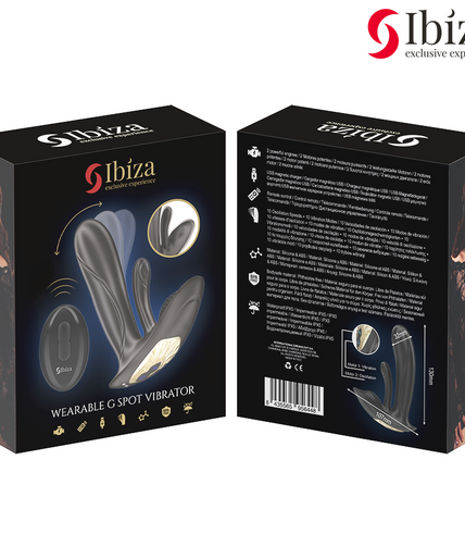 Ibiza – Tragbarer Vibrator mit G-Punkt- und Klitoris-Stimulation mit Fernbedienung