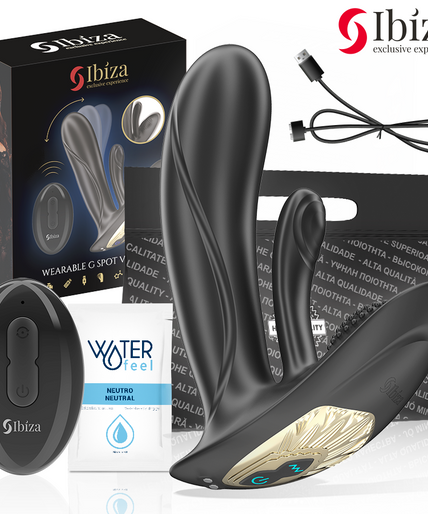 Ibiza – Tragbarer Vibrator mit G-Punkt- und Klitoris-Stimulation mit Fernbedienung