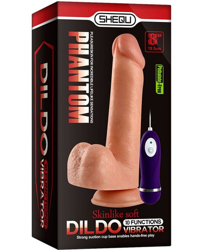 Shequ – Adam Vibrator Dildo mit Fernbedienung 21 cm