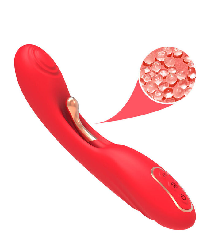 Armony – Vibrator mit oszillierender Zunge Rot