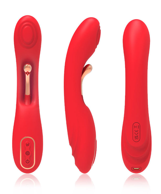 Armony – Vibrator mit oszillierender Zunge Rot