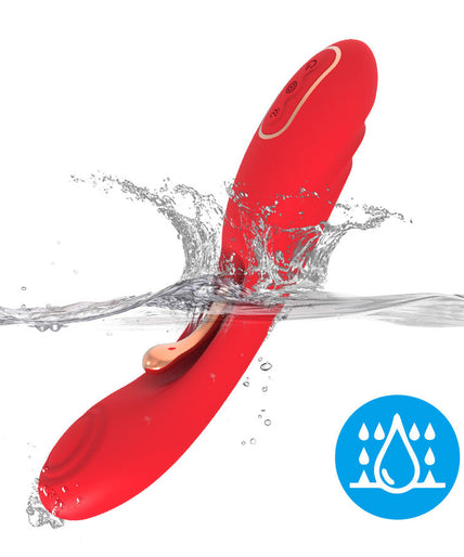 Armony – Vibrator mit oszillierender Zunge Rot