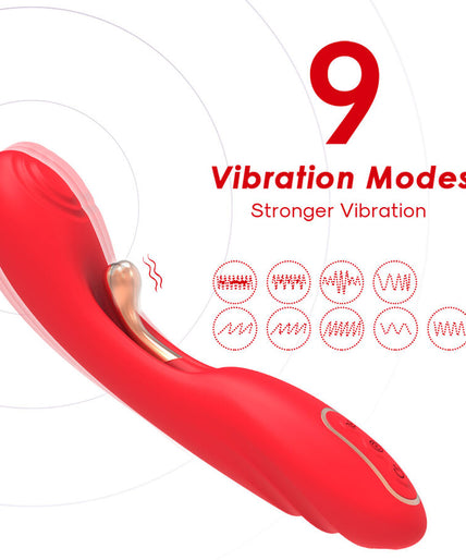 Armony – Vibrator mit oszillierender Zunge Rot