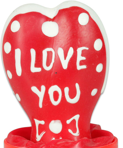 Condomerie – Handpainted Novelty Condoms Heart – I Love You Model 1