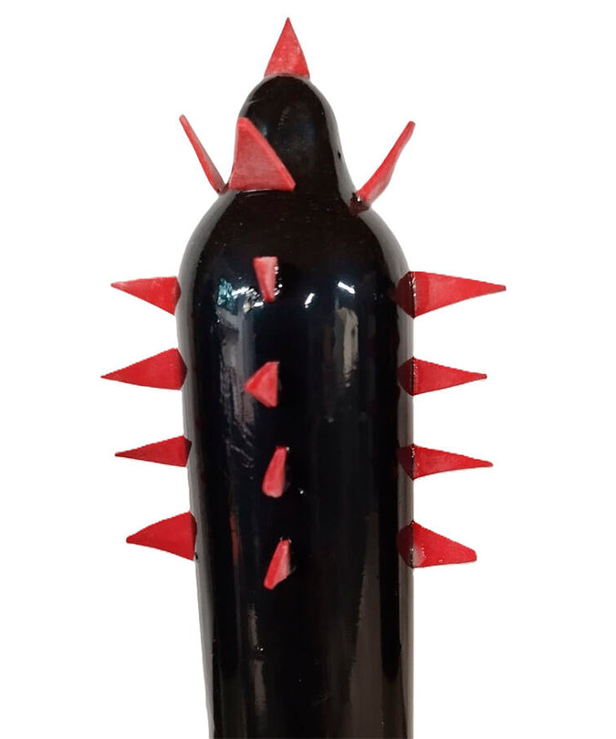 Condomerie – Handpainted Novelty Condoms Black Cactus XL