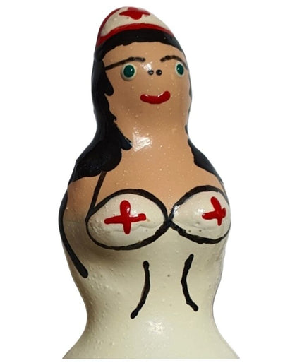 Condomerie – Handpainted Novelty Condoms Nurse Black
