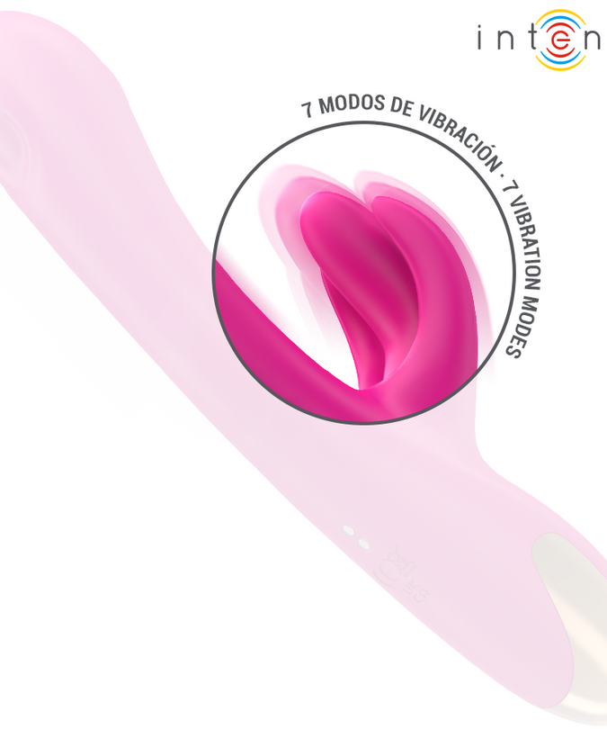 Intense – Britney Multifunktionaler Rabbit-Vibrator 23 cm Pink