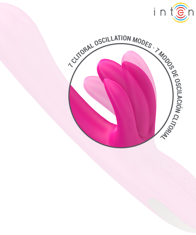 Intense – Britney Multifunktionaler Rabbit-Vibrator 23 cm Pink