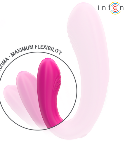Intense – Janet Dual U-förmiger Stimulator und Vibrator mit Fernbedienung Pink