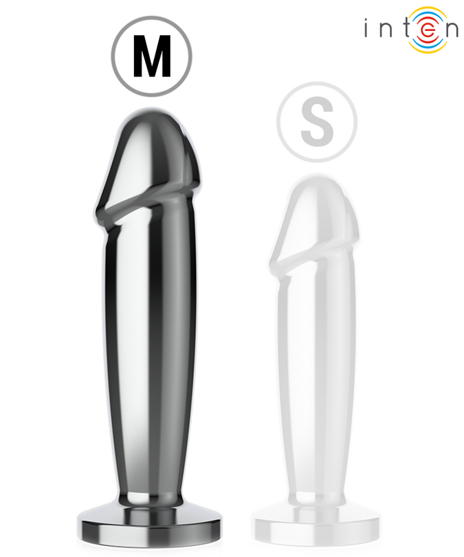 Intense – Analplug mit 10 Vibrationsstufen, Metall-Dildo mit Fernbedienung M