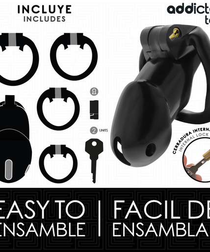 Addicted Toys Locked – Mindnight Cell Penis Cage Size L