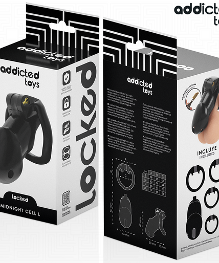 Addicted Toys Locked – Mindnight Cell Penis Cage Size L