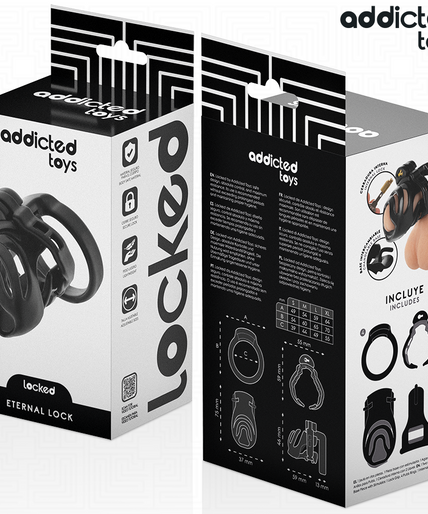 Addicted Toys Locked – Eternal Lock Penis Cage 9 Cm