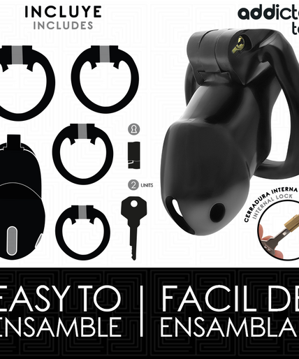 Addicted Toys Locked – Mindnight Cell Penis Cage Size M