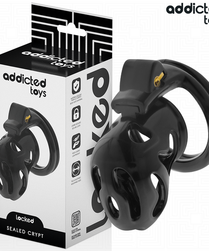 Addicted Toys Locked – Versiegelte Krypta Penis-Käfig 8 cm