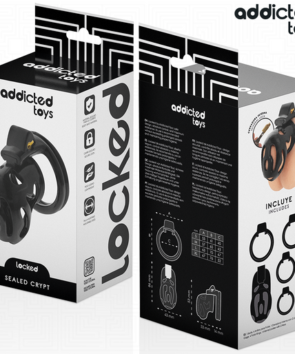 Addicted Toys Locked – Sealed Crypt Penis Cage 8 Cm