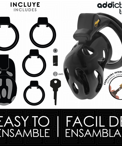 Addicted Toys Locked – Sealed Crypt Penis Cage 8 Cm