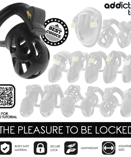 Addicted Toys Locked – Silent Keep Penis Cage 7.5 Cm