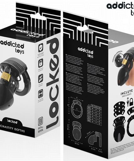 Addicted Toys Locked – Chastity Depths Penis Cage 7.5 Cm