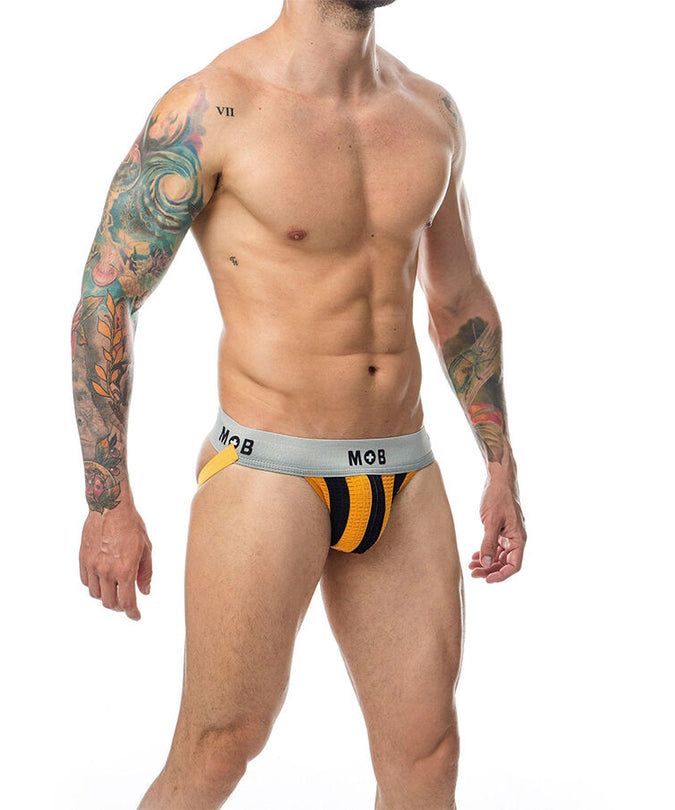 Mob – Klassieke Jock Stripe Oranje Maat S