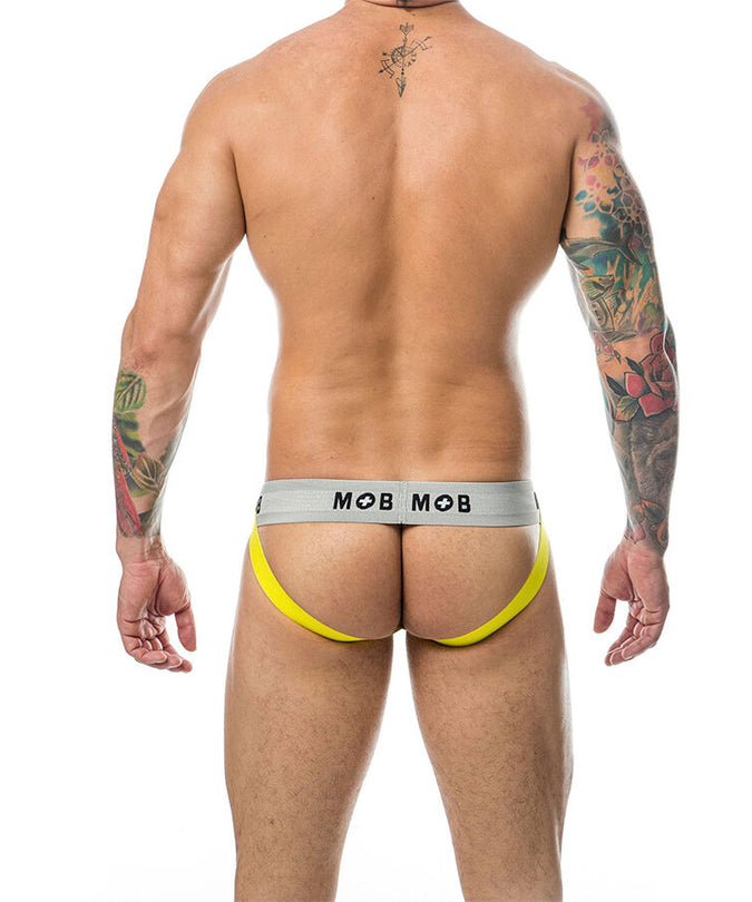 Mob – Klassischer Stripe Jock Gelb Größe XL