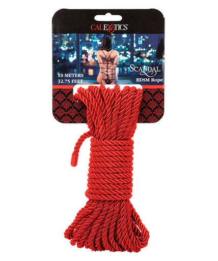 Calexotics – Scandal rotes BDSM-Seil 10 m