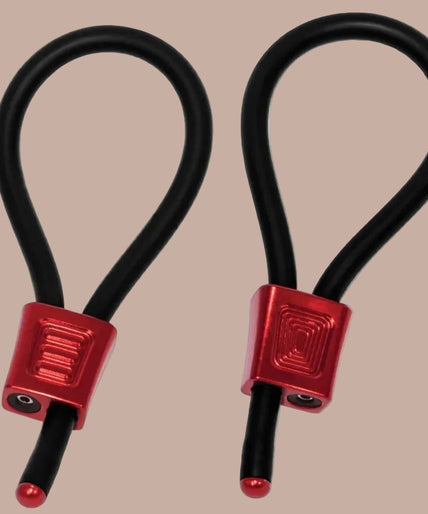 ElectraStim – Prestige Electra Loops Verstelbare Penisringen Rood