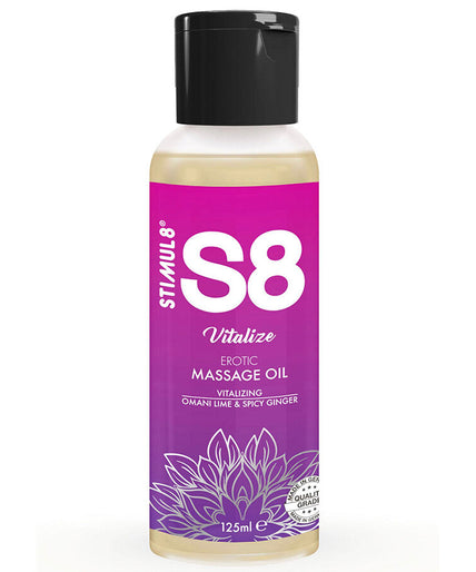 Stimul8 – S8 Belebendes Limetten Massageöl 125 Ml