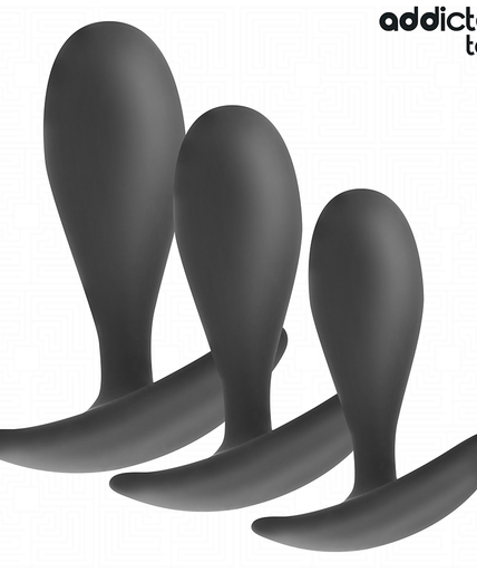 Addicted Toys – Set Of 3 Anal Plug Silicone Model 2