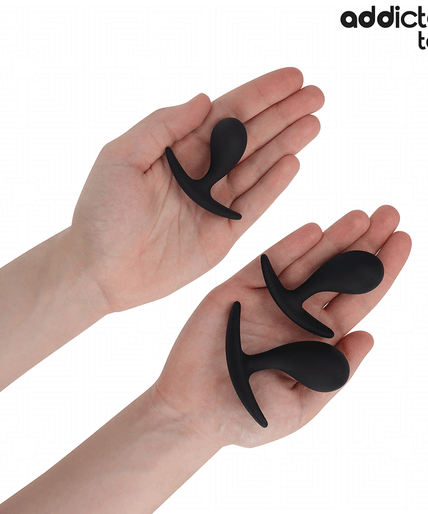 Addicted Toys – Set Of 3 Anal Plug Silicone Model 3