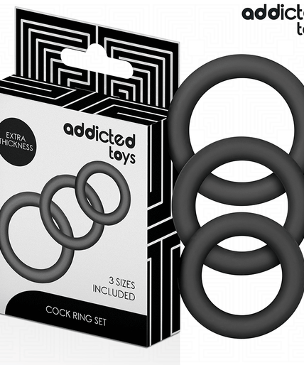 Addicted Toys – Set aus Silikonringen Modell 1