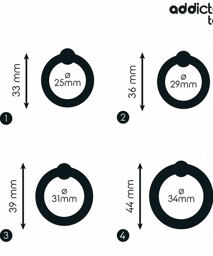 Addicted Toys – Set Of Pressure Silicone Rings