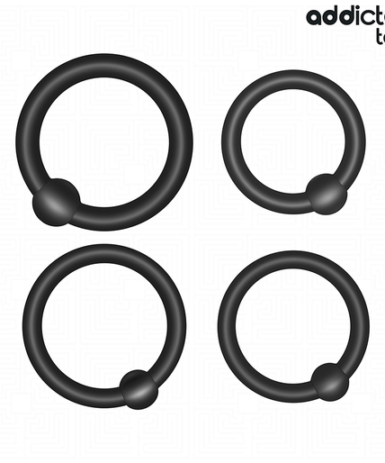 Addicted Toys – Set Of Pressure Silicone Rings
