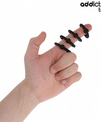 Addicted Toys – Set Druck-Silikonringe