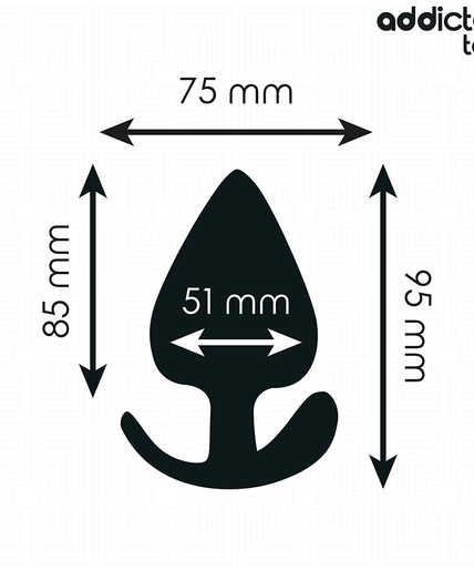 Addicted Toys – Anal Plug Silicone Size XL 9.5 Cm