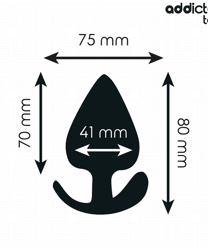 Addicted Toys – Anal Plug Silicone Size L 8 Cm