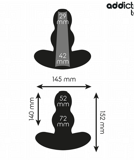 Addicted Toys – Hollow Anal Plug Silicone Size XXL 15.2 Cm
