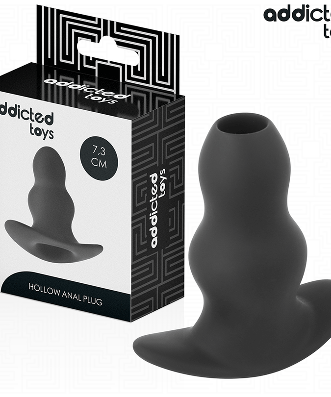 Addicted Toys – Hollow Anal Plug Silicone Size S 7.3 Cm