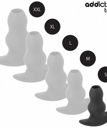 Addicted Toys – Hollow Anal Plug Silicone Size S 7.3 Cm