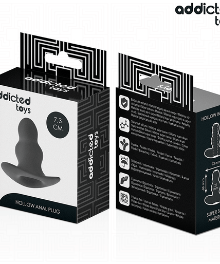 Addicted Toys – Hollow Anal Plug Silicone Size S 7.3 Cm