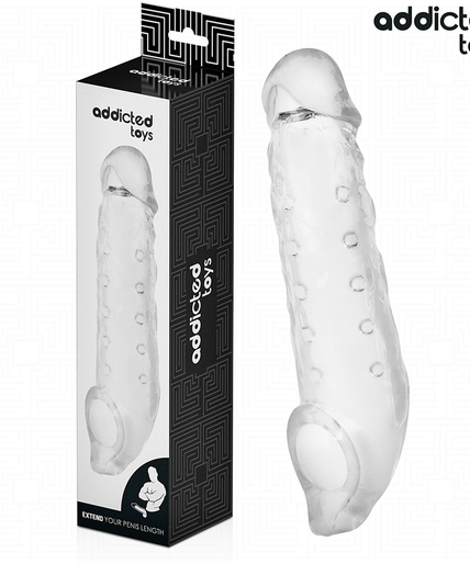Addicted Toys – Transparente Penisverlängerung Größe S 23 cm 