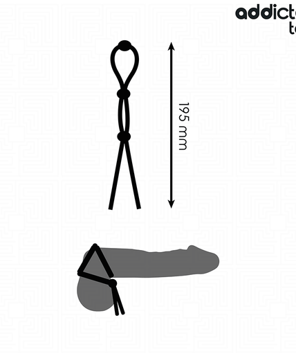 Addicted Toys – Silicone Rope For The Triple Loop Penis