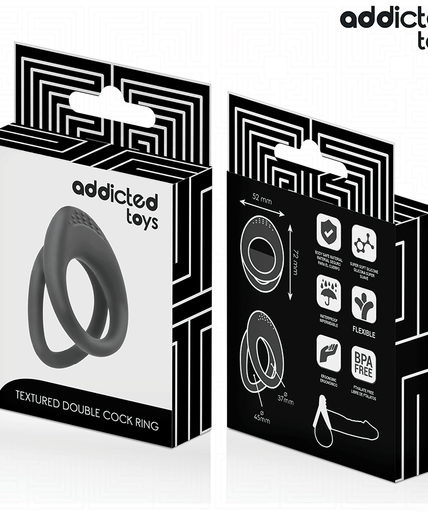 Addicted Toys – Double Textured Penis Ring