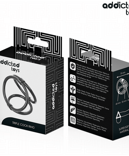 Addicted Toys – Triple Penis Ring