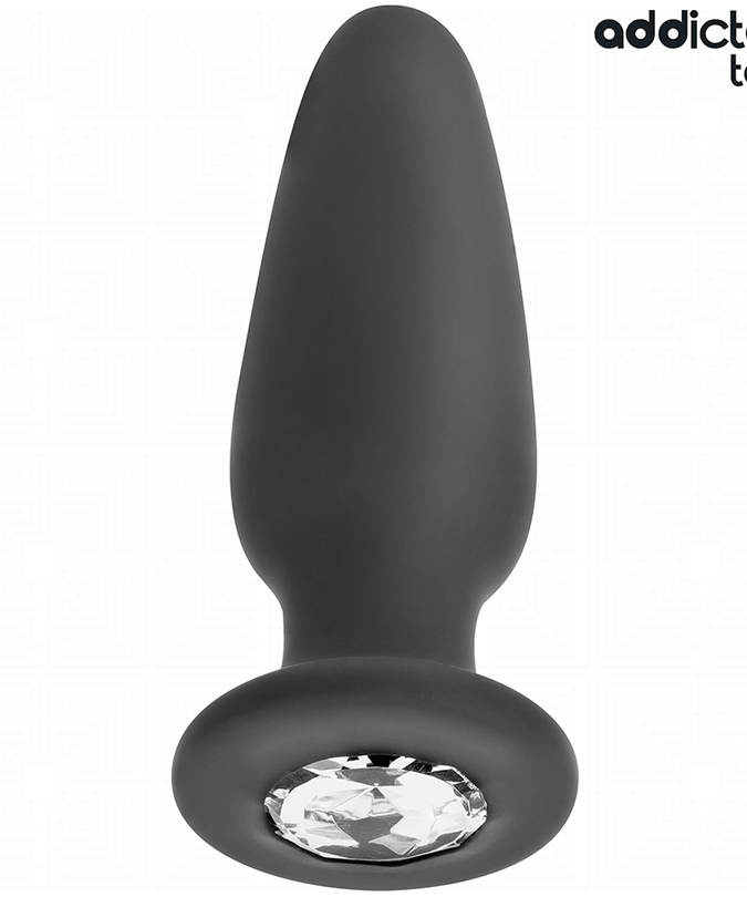 Addicted Toys – Anal Plug With Jewel Silicone Size S 8.8 Cm