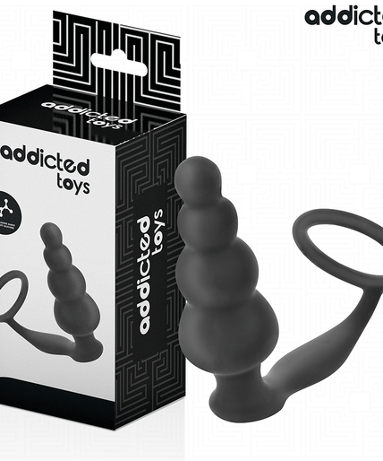 Addicted Toys – Anal Plug With Ring Silicone Model 5