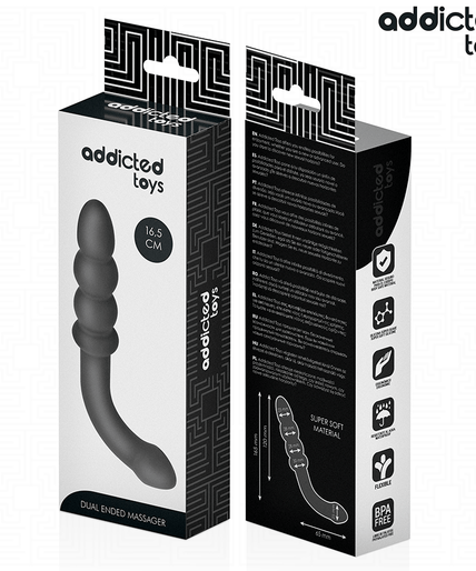 Addicted Toys – Double Anal Massager Silicone 16.5 Cm