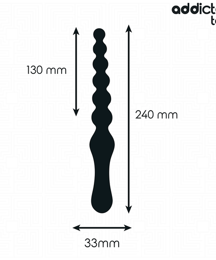 Addicted Toys – Double Anal Massager Silicone 24 Cm
