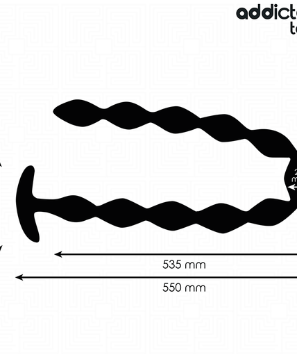 Addicted Toys – Extra Long Silicone Anal Plug