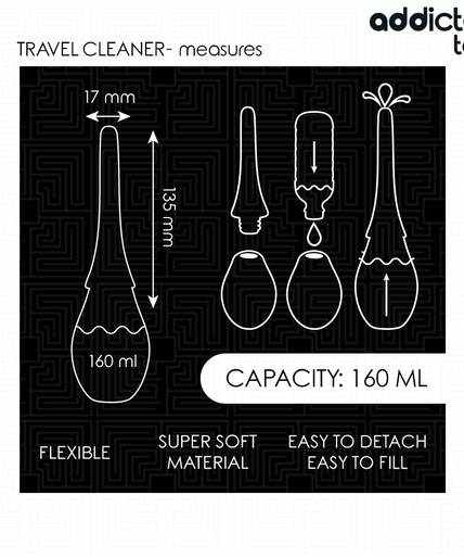 Addicted Toys – Travel Cleaner Silicone Model 3